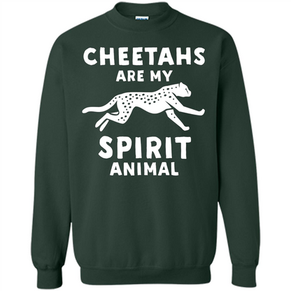 Cheetahs Are My Spirit Animal T-shirt Forest Green