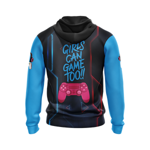 Girls Gamer Gaming Lovers Unisex Zip Up Hoodie