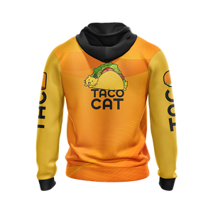 Tacocat Speeled Backward Is Tacocat Unisex Zip Up Hoodie