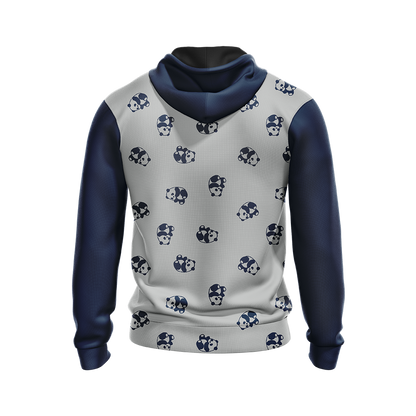 Kawaii Panda I'm Allergic To Morning Unisex Zip Up Hoodie