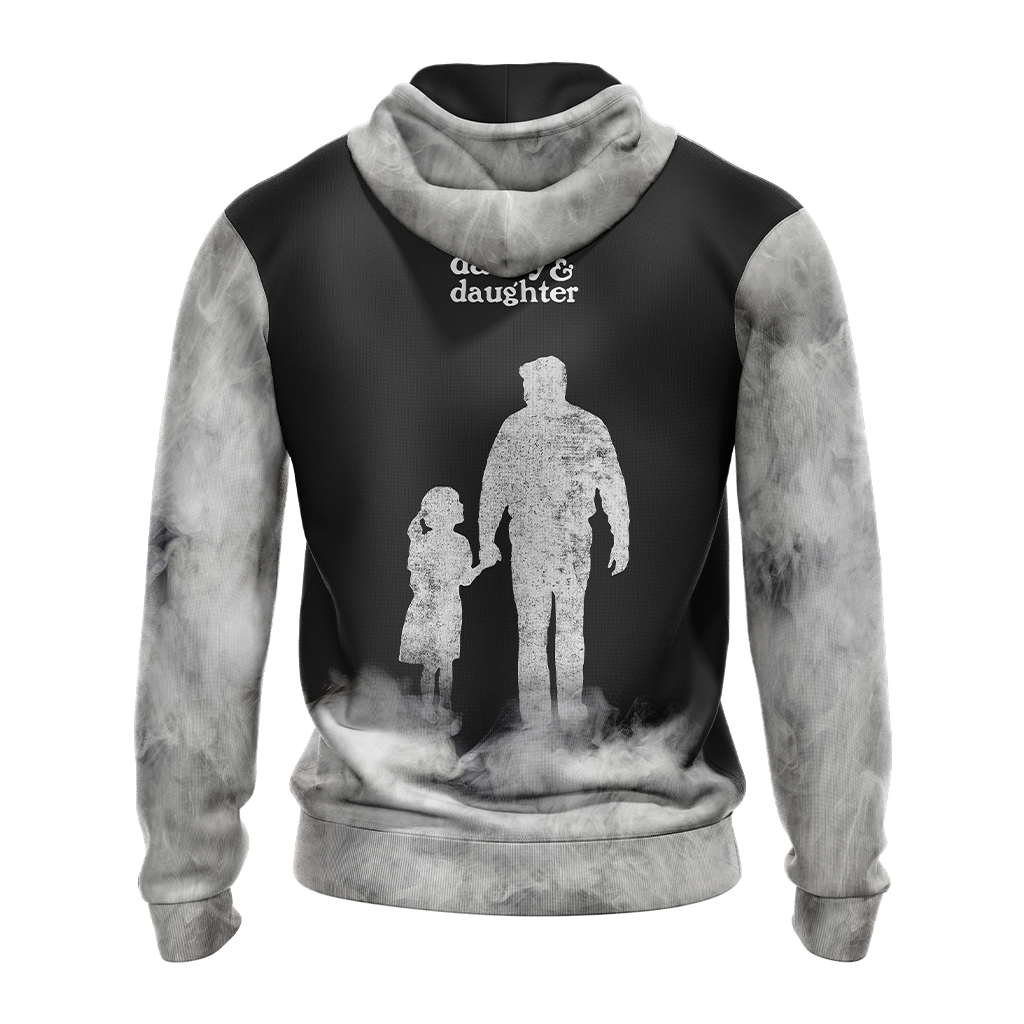Daddy & Daughter - Not Always Eye To Eye But Always Heart To Heart Unisex 3D Zip Up Hoodie