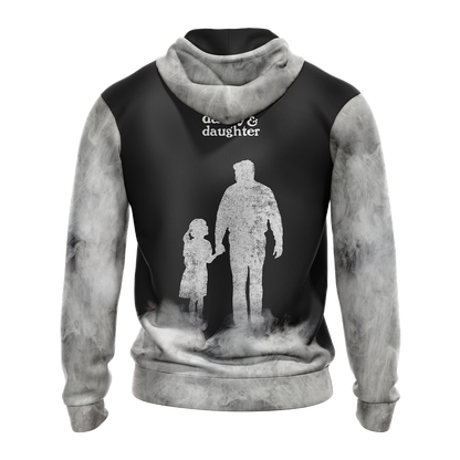 Daddy & Daughter - Not Always Eye To Eye But Always Heart To Heart Unisex 3D Zip Up Hoodie