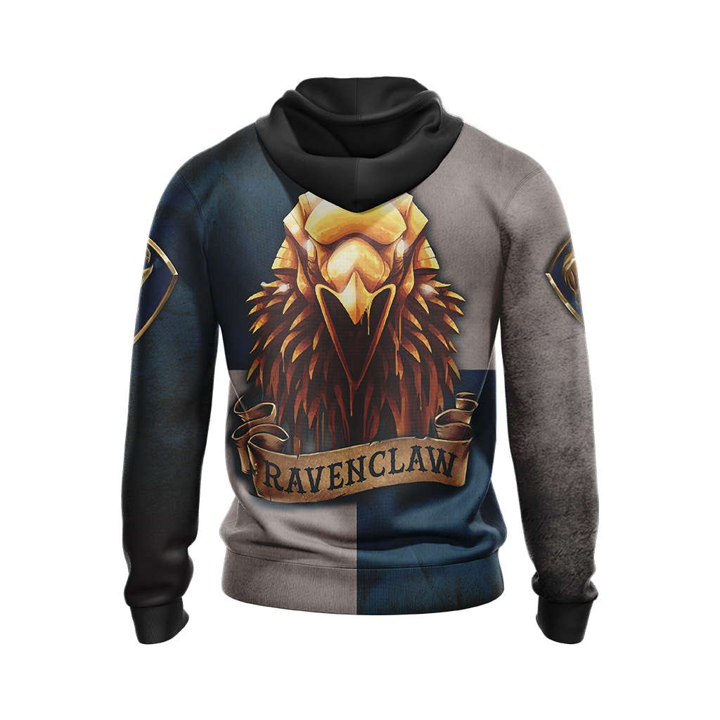 Ravenclaw Eagles Harry Potter New Look Unisex Zip Up Hoodie