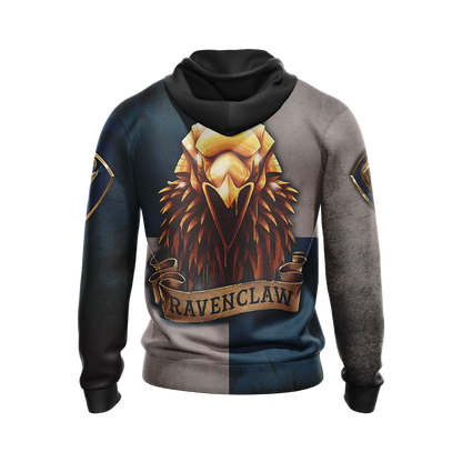 Ravenclaw Eagles Harry Potter New Look Unisex Zip Up Hoodie