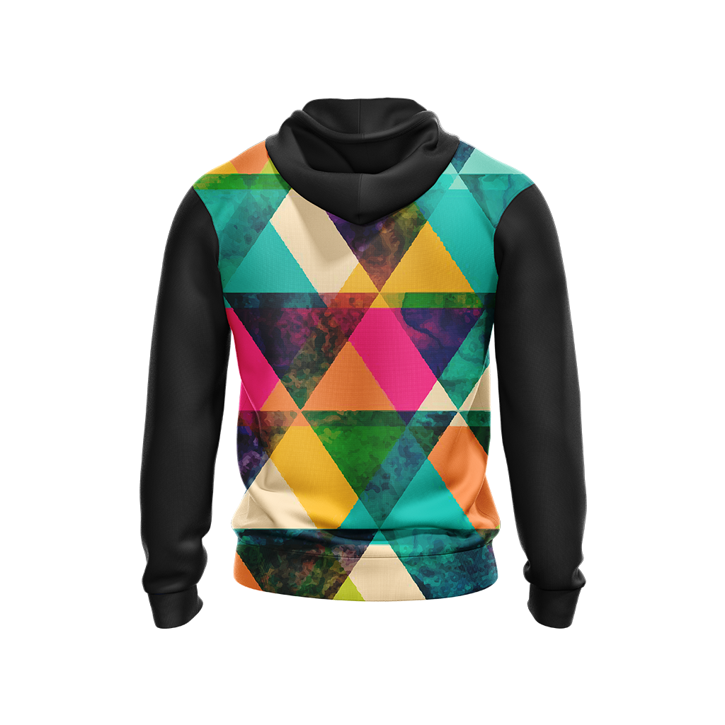 Hipster Unicorn Yeah Whatever Unisex Zip Up Hoodie