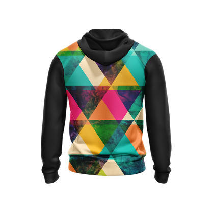 Hipster Unicorn Yeah Whatever Unisex Zip Up Hoodie