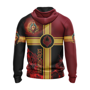 Warcraft Crest Of Sin'Dorei Style Zip Up Hoodie