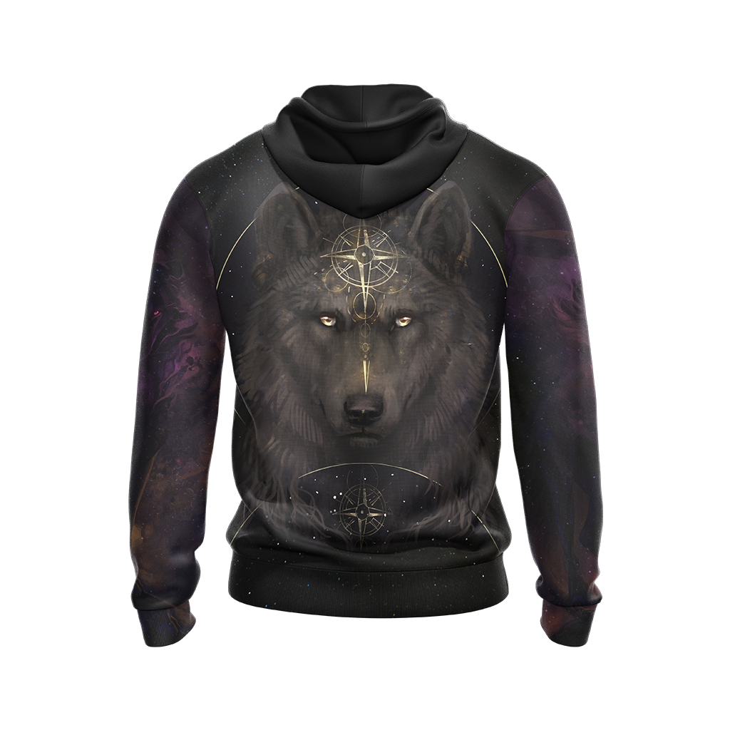 Wolf New Style Unisex Zip Up Hoodie