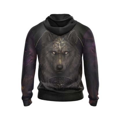 Wolf New Style Unisex Zip Up Hoodie