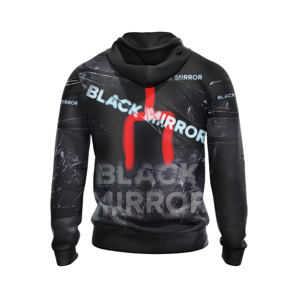 Black Mirror New Look Unisex Zip Up Hoodie