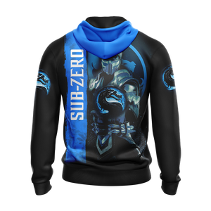 Mortal Kombat Sub Zero This Time Will Be Your Last Unisex 3D Zip Up Hoodie