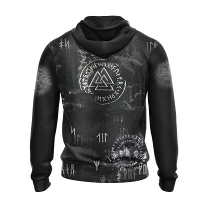 Viking Prayer Unisex 3D T-shirt Zip Hoodie Pullover Hoodie