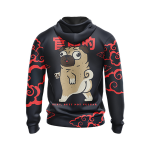 Pug Japanese Dogs Unisex Zip Up Hoodie