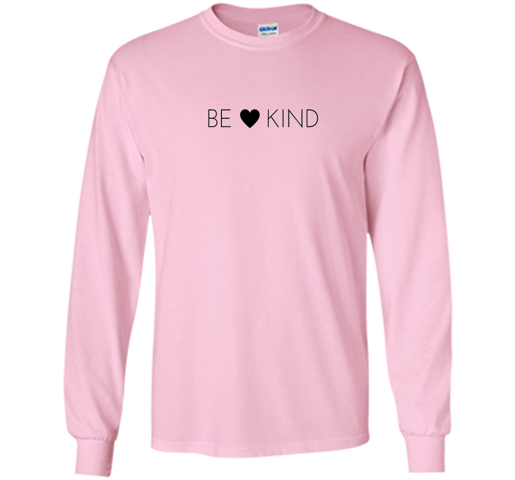 BE KIND positive message t-shirt for men, women and youth cool shirt Light Pink