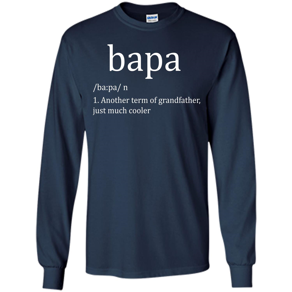 Papa T-shirt Bapa T-shirt Navy