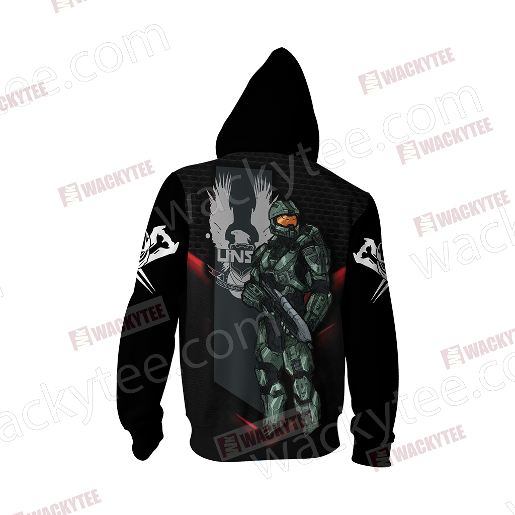 Halo - Master Chief Unisex Zip Up Hoodie Jacket