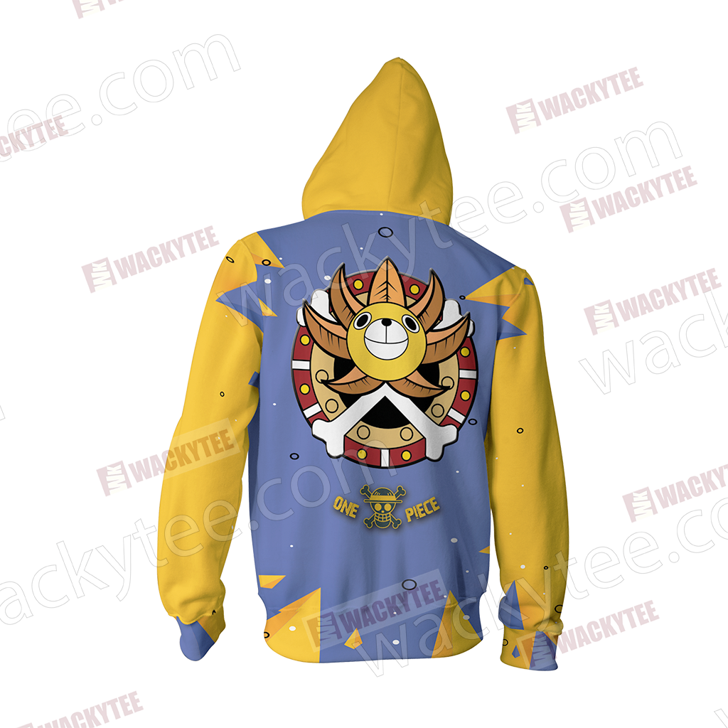 One Piece - Thousand Sunny Zip Up Hoodie Jacket