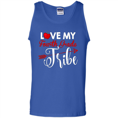 Love My Fourth Grade Tribe T-shirt School Day T-shirt Royal