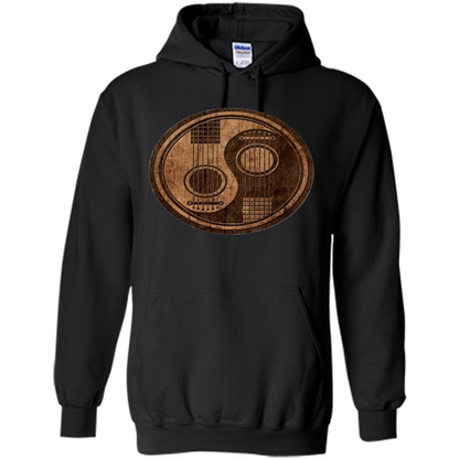Best gift for Guitar T-shirt Guitar Ying-Yang Gift Black