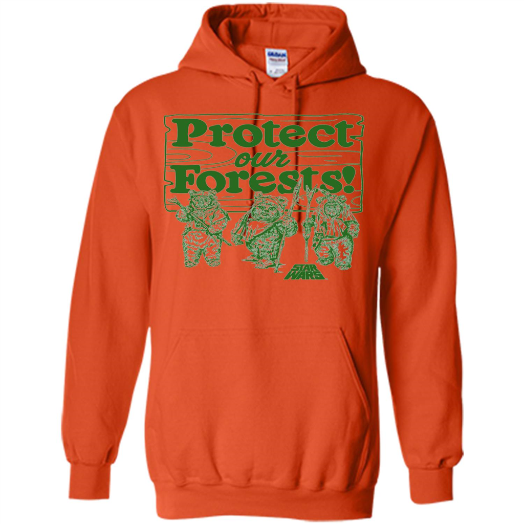 Movies T-shirt Protect Our Forests T-Shirt Orange
