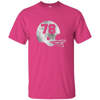 Football Number 78 T-shirt Player Number Heliconia