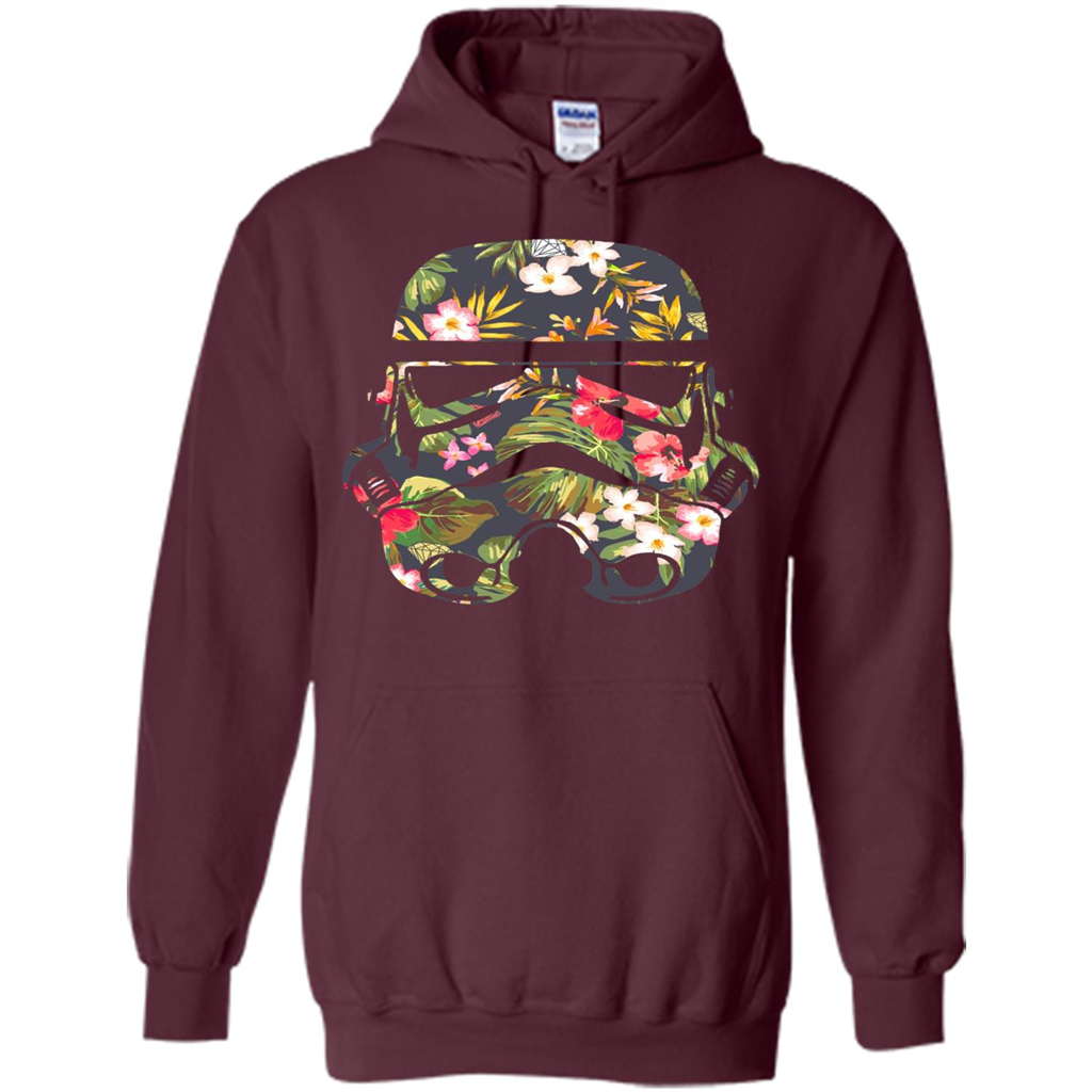 Tropical Stormtrooper Graphic T-Shirt Maroon