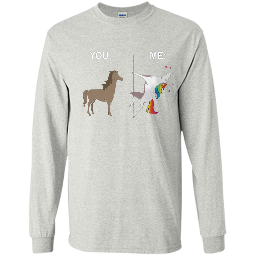 Cute Unicorn You And Me T-shirt Ash
