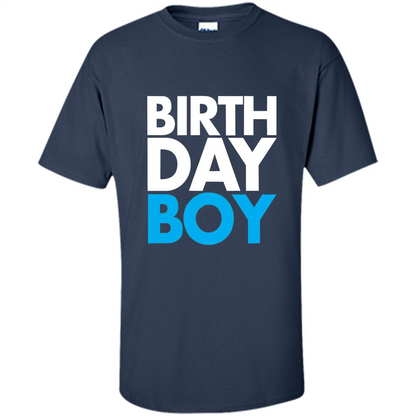 Birth Day Boy T-shirt Navy