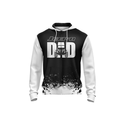 Jeep n Dad Father's Day Unisex Zip Up Hoodie