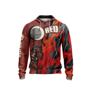 Team Fortress 2 - RED Unisex Zip Up Hoodie