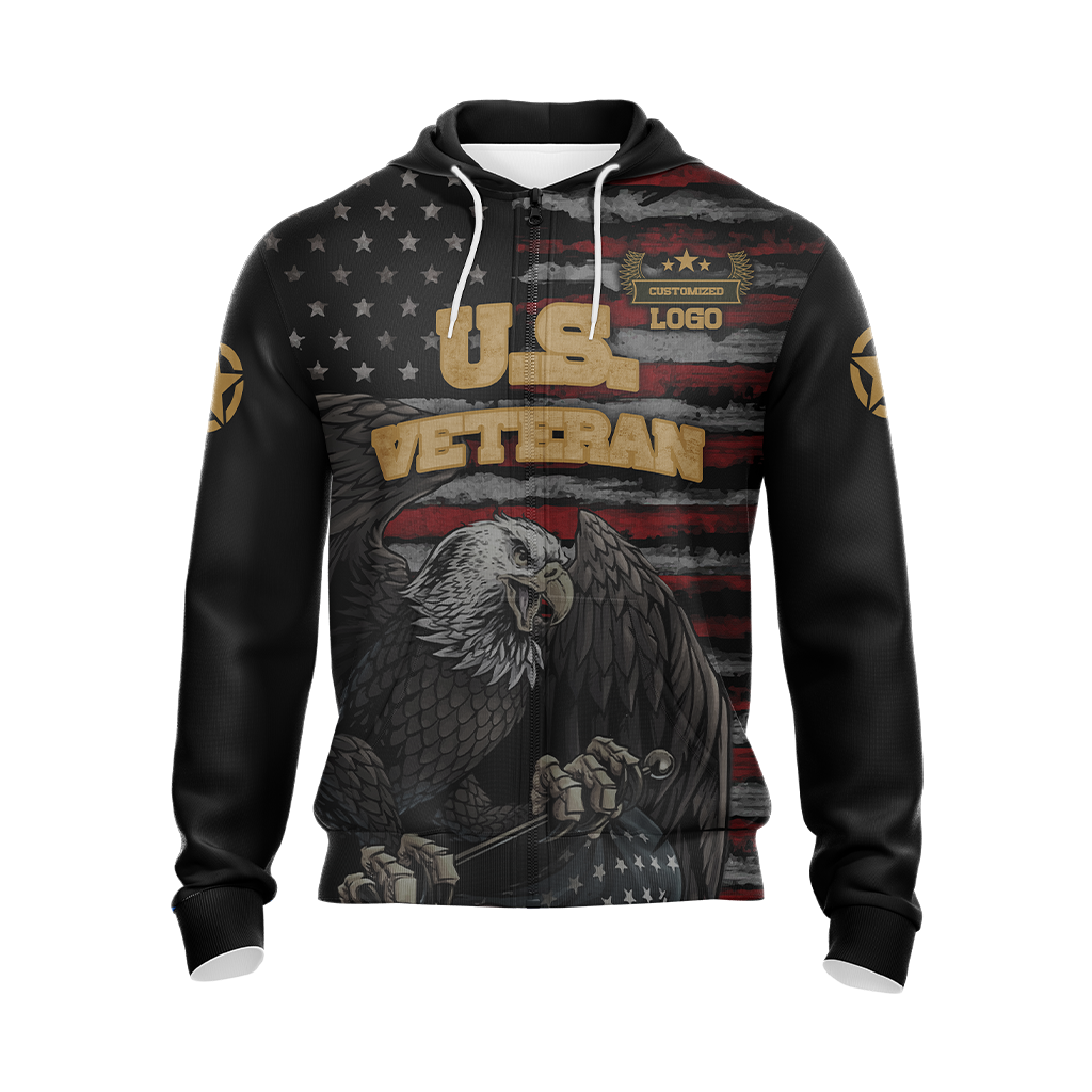 Polo Unisex 3D Zip Up Hoodie