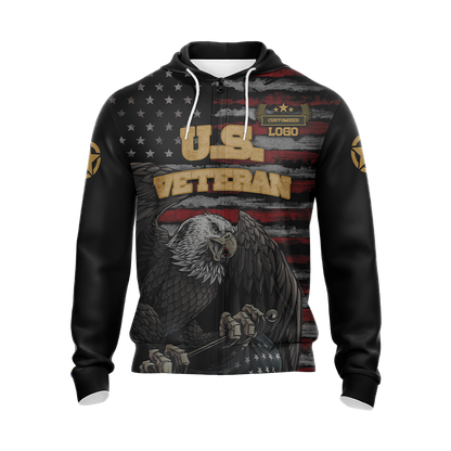 Polo Unisex 3D Zip Up Hoodie