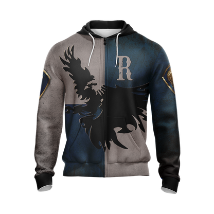 Ravenclaw Eagles Harry Potter New Look Unisex Zip Up Hoodie