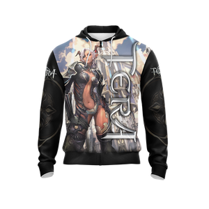 Tera New Unisex Zip Up Hoodie