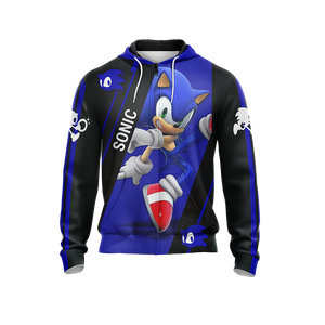 Sonic the Hedgehog New Style Unisex Zip Up Hoodie