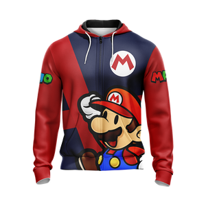 Mario New Collection Unisex Zip Up Hoodie