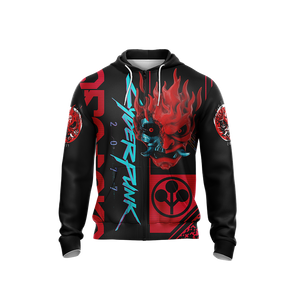 Cyberpunk 2077 New Version Unisex Zip Up Hoodie