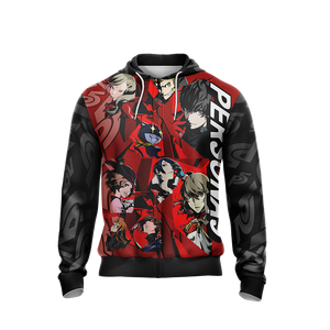 Persona 5 - Character Unisex Zip Up Hoodie