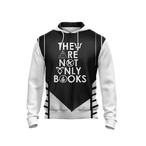 Multifandom - They Are Not Only Books Unisex Zip Up Hoodie