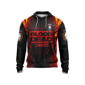 Call of Duty: Black Ops Zombies Unisex Zip Up Hoodie