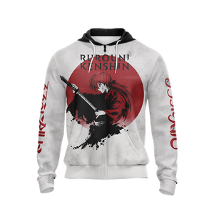 Rurouni Kenshin New Style Unisex Zip Up Hoodie