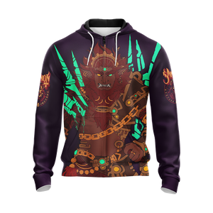 The Legend Of Zelda: Breath Of The Wild (BotW) Ganondorf Unisex Zip Up Hoodie