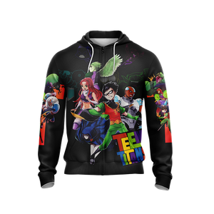 Teen Titans New Style Zip Up Hoodie