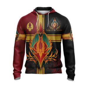 Warcraft Crest Of Sin'Dorei Style Zip Up Hoodie