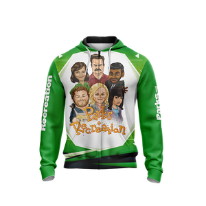 Parks and Recreation Unisex Zip Up Hoodie