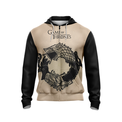 Game Of Thrones New Look Unisex Zip Up Hoodie Jacket
