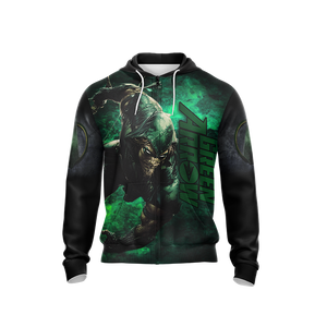 Dc Green Arrow Unisex Zip Up Hoodie