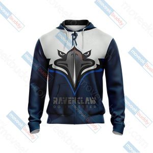 Harry Potter - Ravenclaw House Version Wackystyle Unisex Zip Up Hoodie