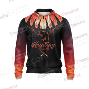 Hunting - Deer New Look Unisex Zip Up Hoodie Jacket