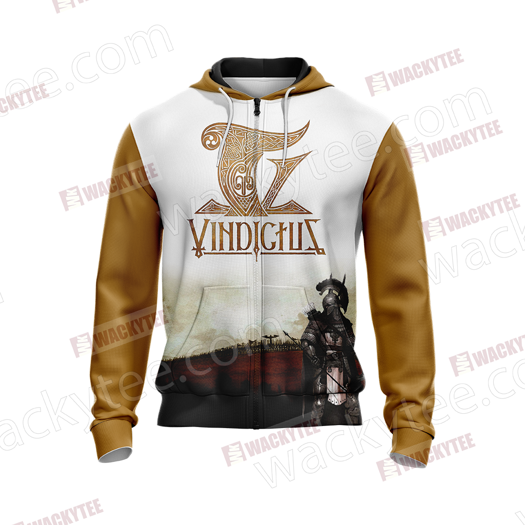 Vindictus Unisex Zip Up Hoodie Jacket